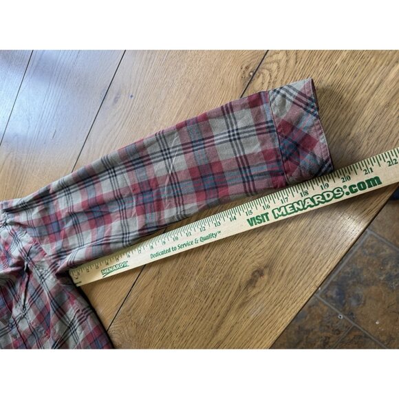 Toad & Co Men Size Medium Shirt Button Down Flannel Polyester Long Sleeve Preppy - Picture 8 of 15